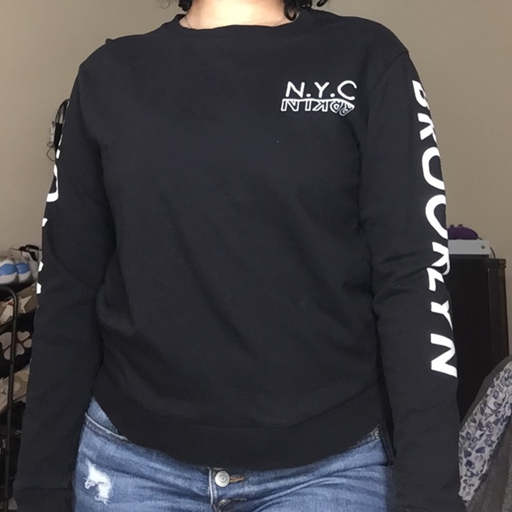 Brooklyn/ NYC Long sleeve sweatshirt